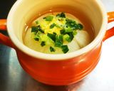 簡単☆新玉ねぎと生姜のコンソメスープ作り方4写真