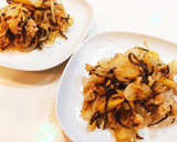 豚肉と新玉ねぎのバター塩昆布炒め作り方8写真