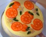 オレンジ柄デコケーキ作り方18写真