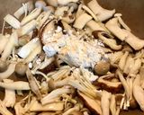 きのこたっぷりクリームスパゲティ作り方4写真