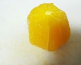 材料2つ5分のオレンジのキャラメリゼ♪作り方1写真
