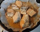 ヨウサマの減塩朝食鮭の豆板バター焼き㊳作り方3写真