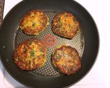 ヴィーガン　ひよこ豆と野菜のハンバーグ作り方13写真
