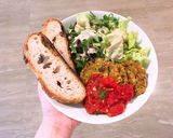 ヴィーガン　ひよこ豆と野菜のハンバーグ作り方14写真