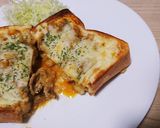 残りカレー1皿分!簡単カレーチーズパン!作り方5写真
