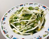 もやし 春菊 カニカマ　簡単レンジ蒸し作り方2写真