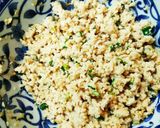 まぜまぜレンチン✨鶏そぼろ三色丼作り方6写真