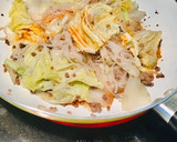 簡単　白菜のトロミ付き炒め作り方5写真
