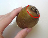 簡単きれいに♪キウイの切り方作り方1写真