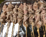 おうちで居酒屋☆トースターで鶏皮やきとり作り方3写真