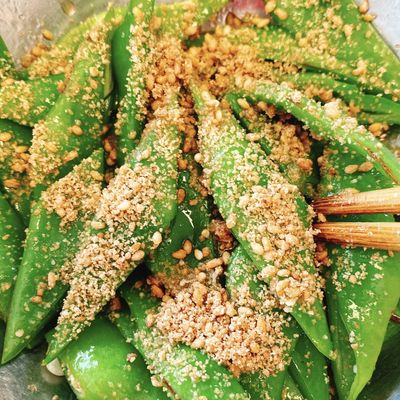 沖縄☆ジャンボいんげんのごま和え by 野菜ソムリエmiwa