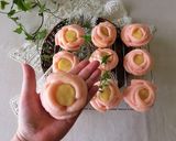 椿あんパン＊母の日父の日にも！お花パン作り方13写真