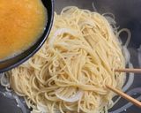 大葉の香りの和風カルボナーラ作り方7写真