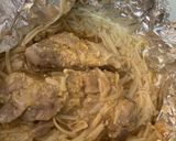 味噌漬け☆エノキと鶏肉のホイル焼き作り方4写真