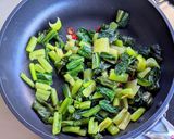 野沢菜のピリ辛油炒め作り方3写真