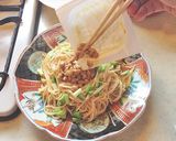 フライパンひとつで納豆えのきパスタランチ作り方4写真