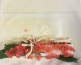揚げない☆たらこと山芋の大葉チーズ春巻作り方1写真