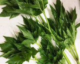 明日葉とホタテの和風節粉炒め作り方1写真