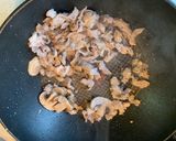 豚肉としその焦がしにんにく醤油パスタ作り方4写真