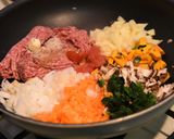 たっぷり野菜のキーマカレー作り方2写真