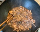 豚肉としその焦がしにんにく醤油パスタ作り方5写真