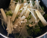 簡単！白菜とえのきの蒸し煮作り方2写真