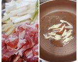 うどと豚肉の炒めもの作り方2写真