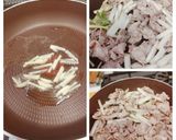 うどと豚肉の炒めもの作り方3写真