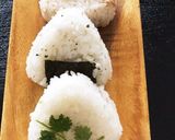 最高♪パクチー&天かすおにぎり作り方5写真