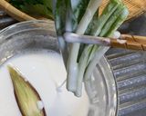 米粉でサツクリ!行者にんにくの天ぷら作り方4写真