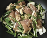 にらと椎茸の和風とり肉炒め作り方2写真