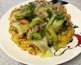 自粛しているランチの簡単！かた焼きそば作り方6写真