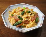 ベーコンとトマトの卵とじ作り方6写真