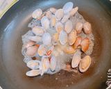 アサリと水菜のボンゴレパスタ作り方3写真