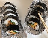 韓国海苔巻き　キンパ作り方10写真