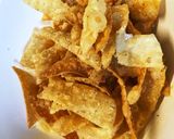 餃子の皮でパリパリおつまみ作り方3写真