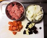 なすとトマトのキーマカレー作り方1写真
