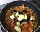 なすとトマトのキーマカレー作り方7写真