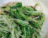 水菜のパパっと和え物作り方4写真