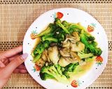 短時間！ブロッコリーと牡蠣のポン酢炒め作り方6写真