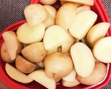 新じゃが皮付き子芋ジャーマンポテト作り方1写真