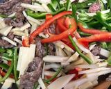 こんにゃくで量増し青椒肉絲作り方7写真