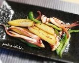 ゲソ・ピーマン・ポテトのオイスター炒め作り方5写真