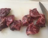 栄養満点！牛肉とトマトのスープ作り方1写真