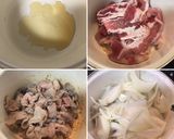 卵と豚肉の甘辛煮作り方2写真