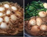 卵と豚肉の甘辛煮作り方3写真