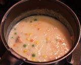 じゃがいもとろりん豆乳サーモンチャウダー作り方3写真