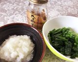 簡単♬ ホーレン草のみぞれ和え作り方1写真