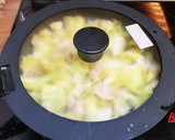 材料３つ☆豚肉とキャベツの卵とじ作り方4写真