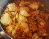 鶏肉とキャベツのトマト煮込み作り方6写真